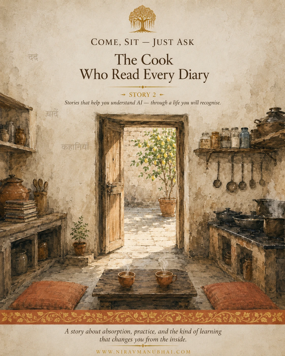 The Cook Who Read Every Diary — story artwork