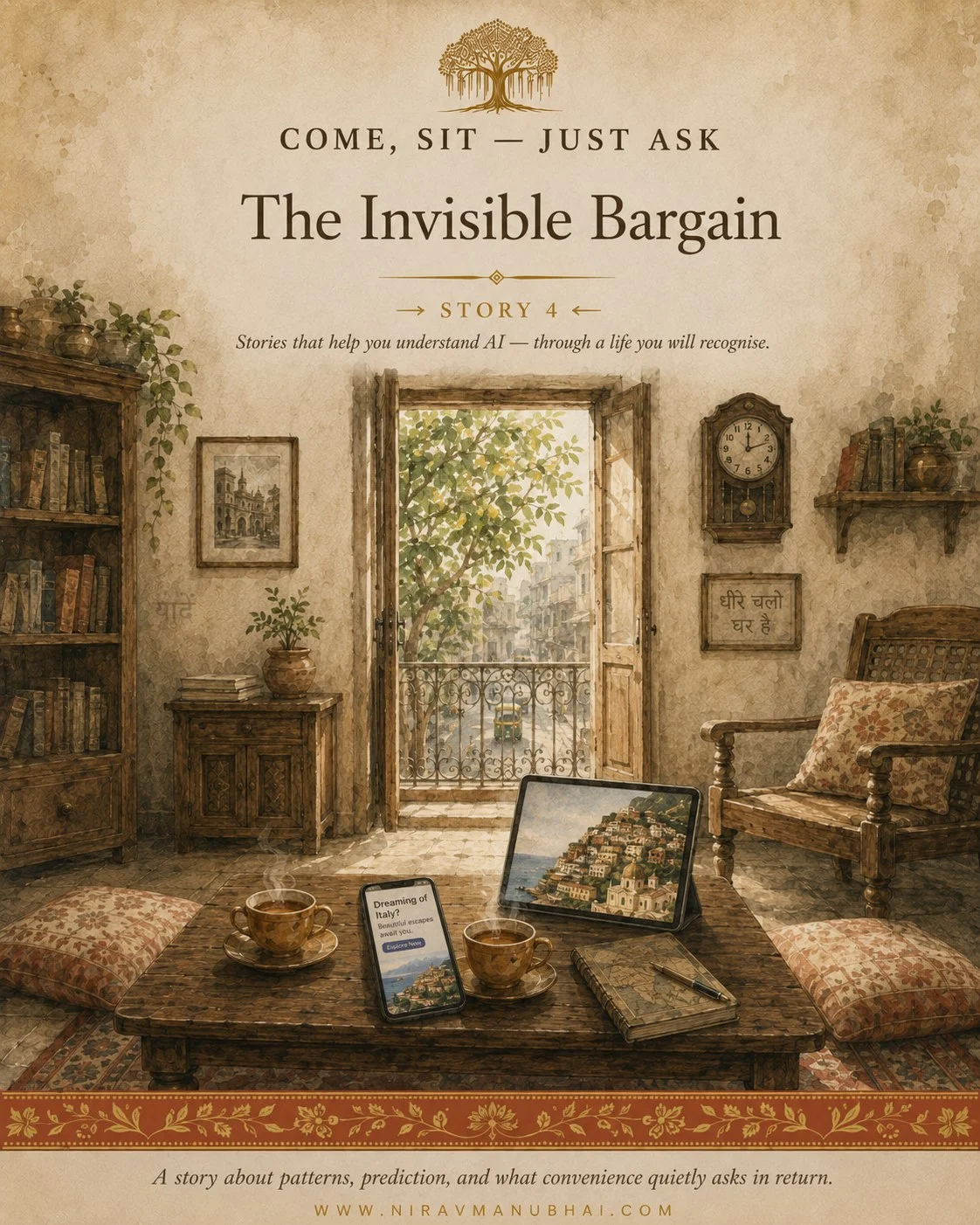 The Invisible Bargain — story artwork