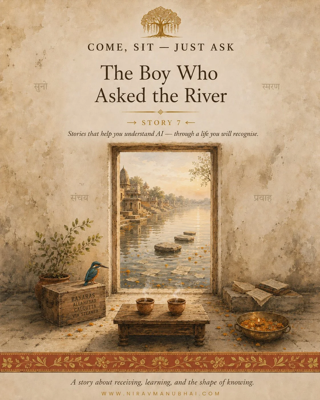 The Boy Who Asked the River — story artwork