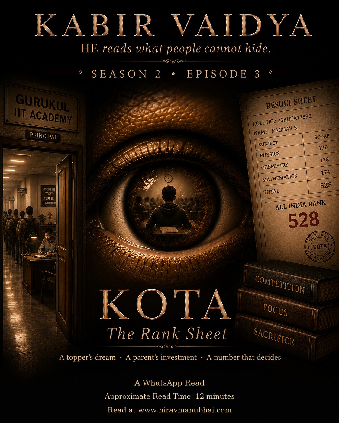 KABIR VAIDYA Season 2 · Episode 3 · Kota · The Rank Sheet