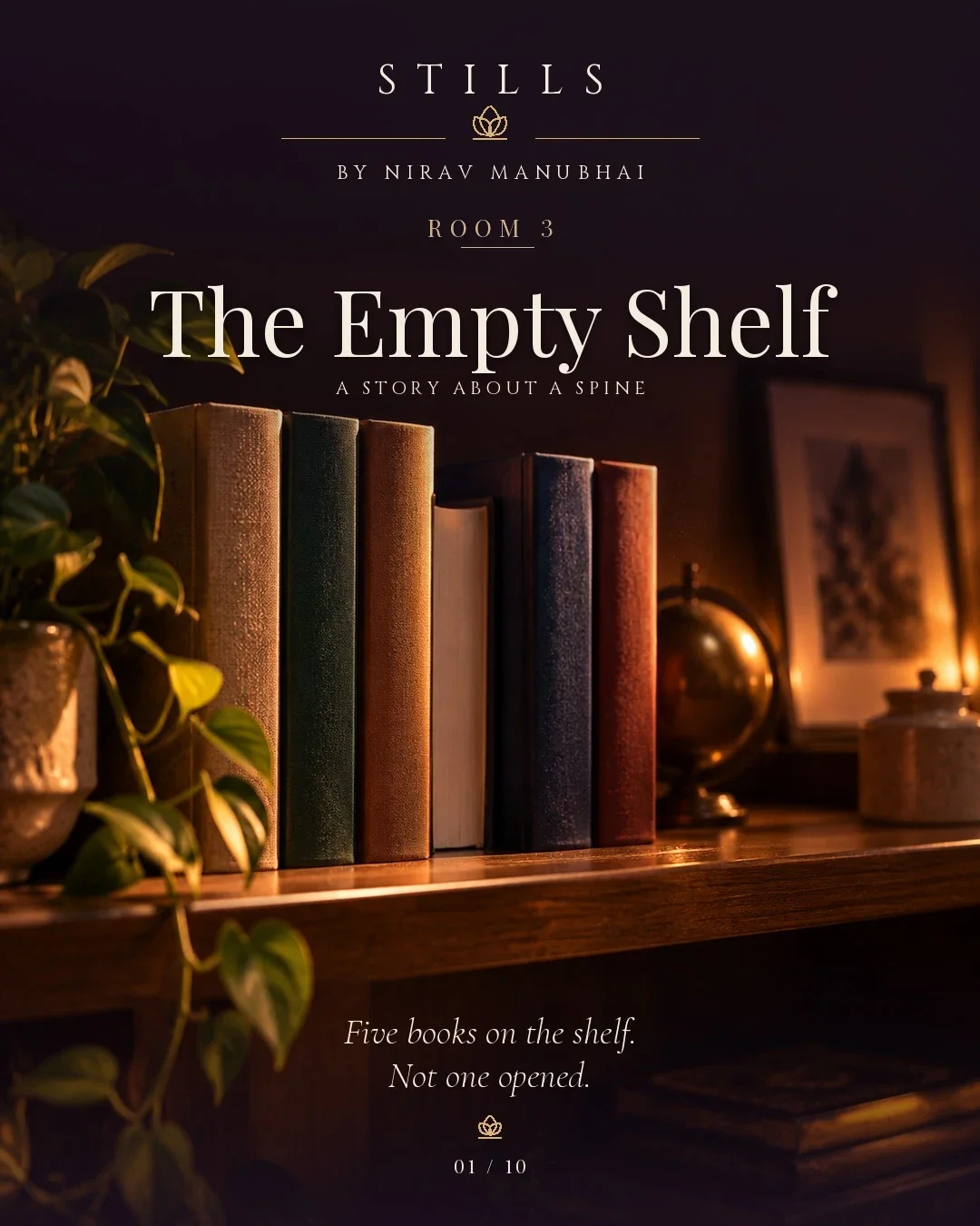 The Empty Shelf — opening frame