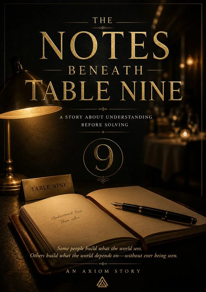 The Notes Beneath Table Nine — story artwork